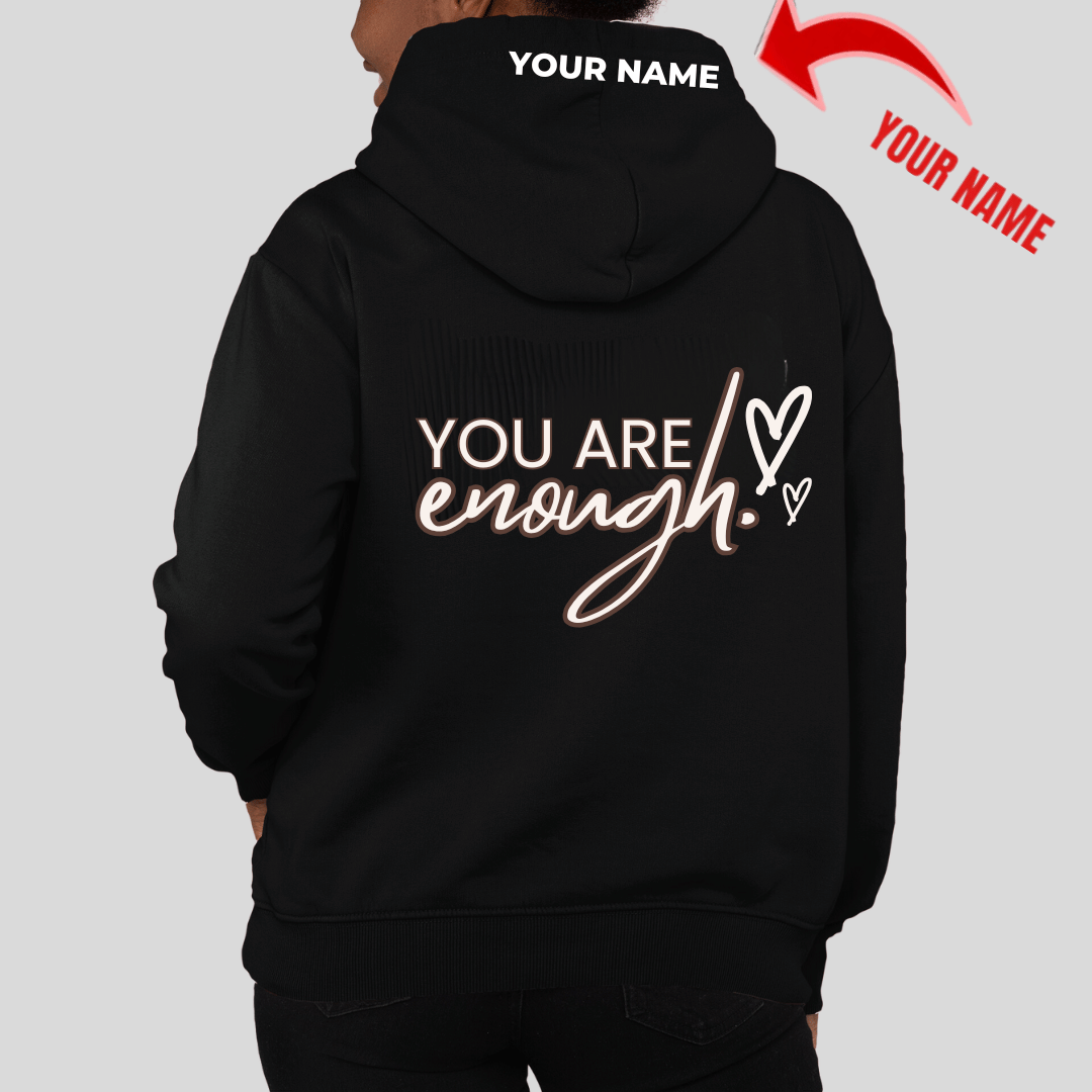 Personalized Women's Hoodie – Custom Name on Hoodie Cap 03